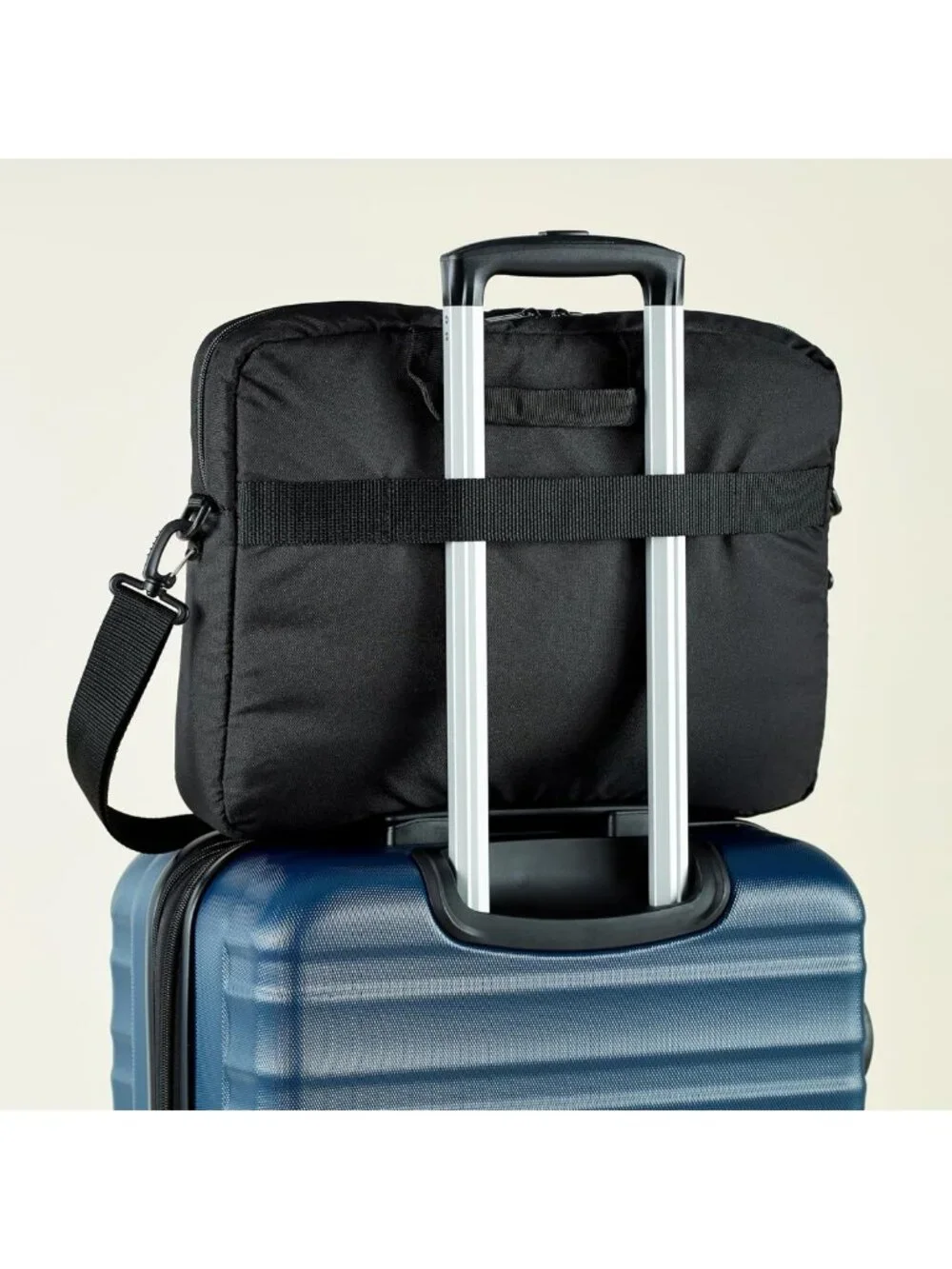 Large Capacity Laptop Shoulder Bag, 17.3-inch, Multiple Compartments, Fits Most